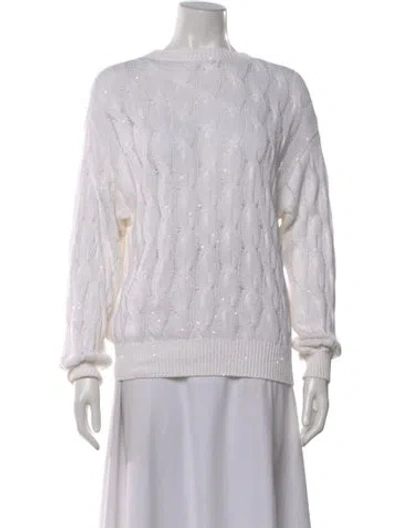 Pre-owned Brunello Cucinelli Crew Neck Sweater In Gray