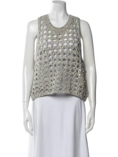 Pre-owned Brunello Cucinelli Crew Neck Sweater In Gray