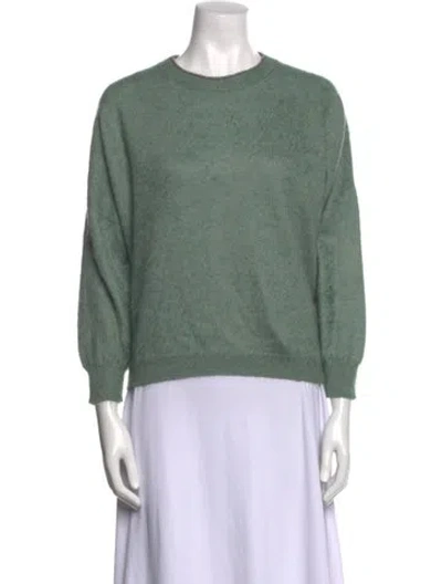 Pre-owned Brunello Cucinelli Crew Neck Sweater In Green