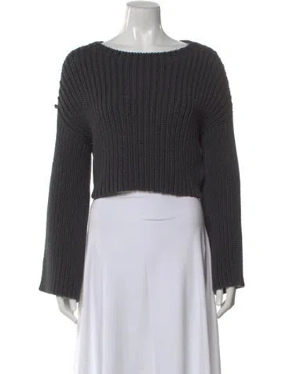 Pre-owned Brunello Cucinelli Crew Neck Sweater In Green