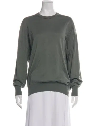Pre-owned Brunello Cucinelli Crew Neck Sweater In Green