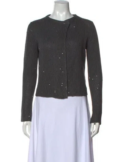 Pre-owned Brunello Cucinelli Crew Neck Sweater In Grey