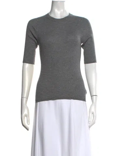 Pre-owned Brunello Cucinelli Crew Neck Sweater In Grey
