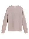 Brunello Cucinelli Crew-neck Sweater In Neutral