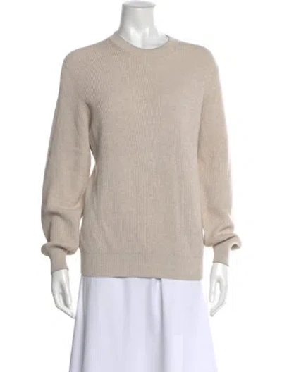 Pre-owned Brunello Cucinelli Crew Neck Sweater In Neutral