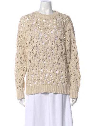 Pre-owned Brunello Cucinelli Crew Neck Sweater In Neutral