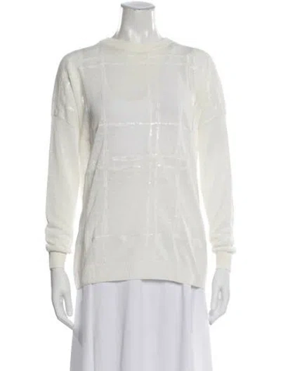 Pre-owned Brunello Cucinelli Crew Neck Sweater In Neutral