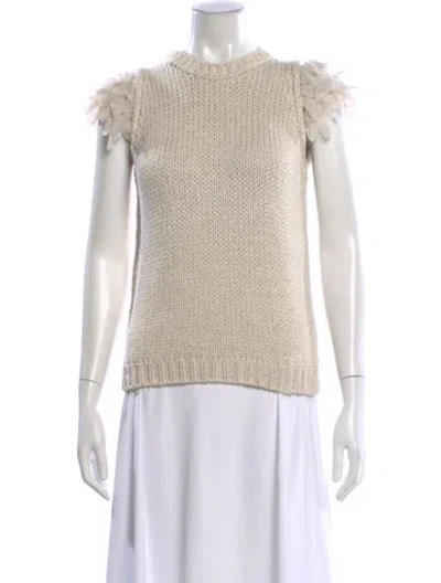 Pre-owned Brunello Cucinelli Crew Neck Sweater In Neutral