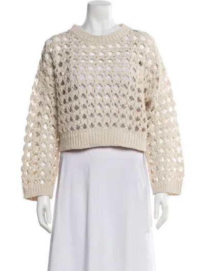 Pre-owned Brunello Cucinelli Crew Neck Sweater In Neutral