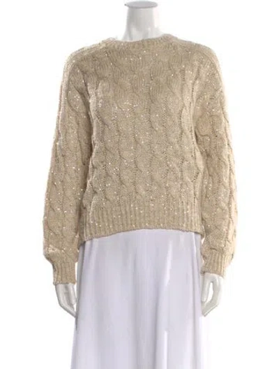 Pre-owned Brunello Cucinelli Crew Neck Sweater In Neutral