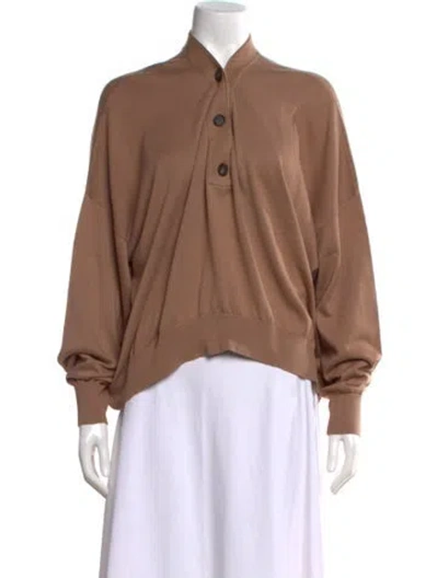 Pre-owned Brunello Cucinelli Crew Neck Sweater W/ Tags In Brown