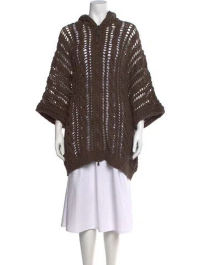 Pre-owned Brunello Cucinelli Crew Neck Sweater W/ Tags In Brown