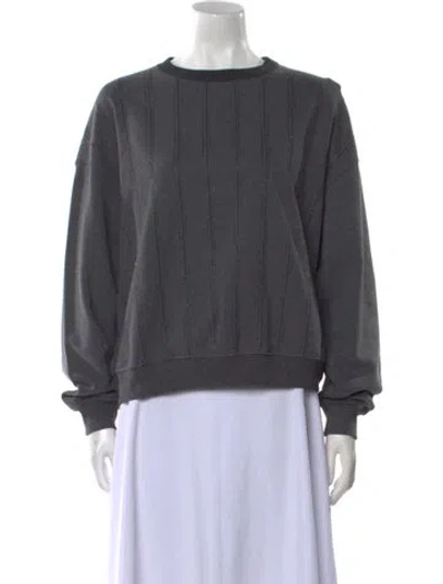 Pre-owned Brunello Cucinelli Crew Neck Sweater W/ Tags In Gray