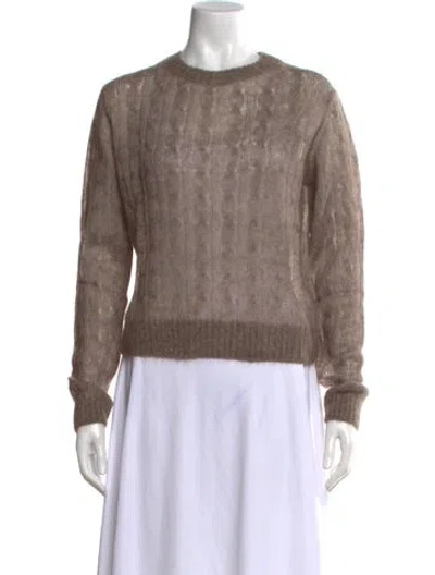 Pre-owned Brunello Cucinelli Crew Neck Sweater W/ Tags In Neutral