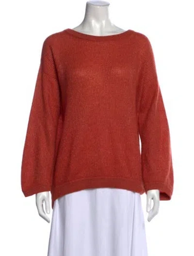 Pre-owned Brunello Cucinelli Crew Neck Sweater W/ Tags In Red