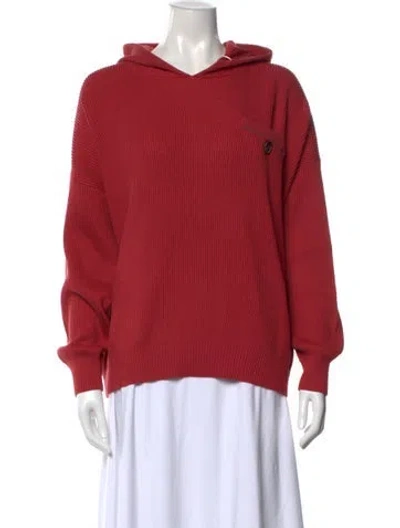 Pre-owned Brunello Cucinelli Crew Neck Sweater W/ Tags In Red