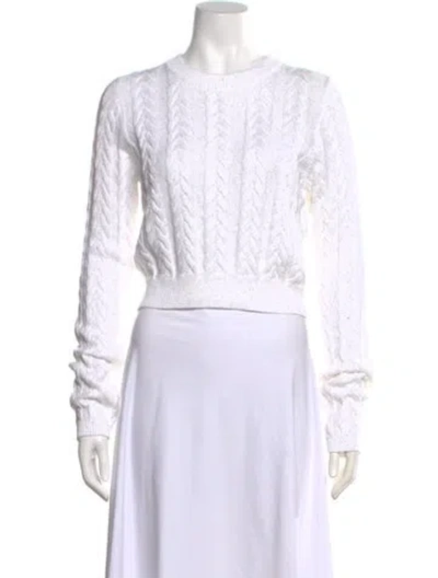 Pre-owned Brunello Cucinelli Crew Neck Sweater W/ Tags In White