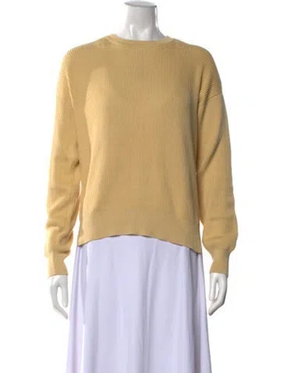 Pre-owned Brunello Cucinelli Crew Neck Sweater In Yellow