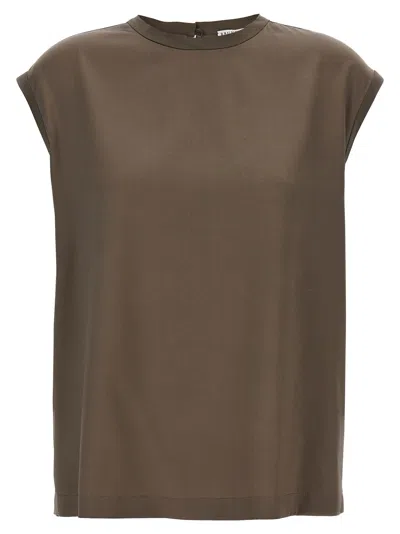 BRUNELLO CUCINELLI BRUNELLO CUCINELLI STUD-EMBELLISHED SLEEVELESS TOP