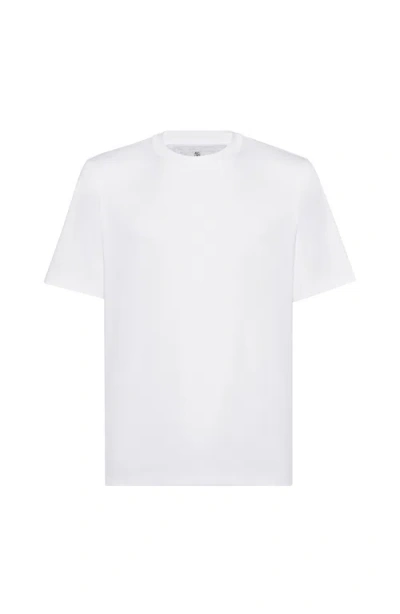 Brunello Cucinelli Crew-neck T-shirt In White