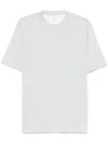 Brunello Cucinelli Short Sleeve Crew-neck Sweater In Grey
