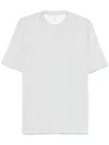 Brunello Cucinelli Short Sleeve Crew-neck Sweater In Grey
