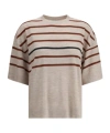 Brunello Cucinelli Sweater  Woman Color Beige In Nude