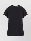 Brunello Cucinelli Crew Neck T-shirt Rolled Cuffs