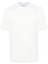 Brunello Cucinelli Crew-neck Cotton T-shirt In Beige