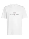 Brunello Cucinelli Men Crew-neck T-shirt With Graphic Print In White