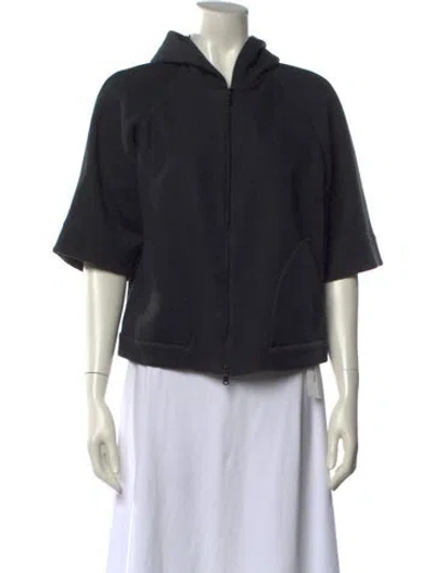 Pre-owned Brunello Cucinelli Crew Neck Three-quarter Sleeve Sweatshirt In Blue