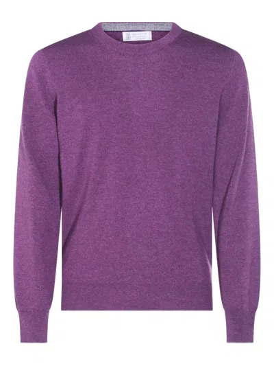 BRUNELLO CUCINELLI CREW-NECK WOOL SWEATER