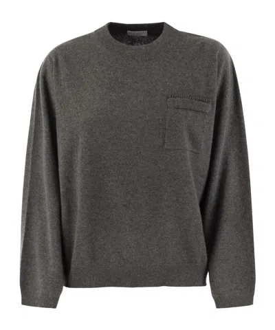 BRUNELLO CUCINELLI BRUNELLO CUCINELLI CREWNECK KNITTED JUMPER
