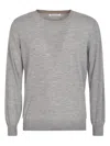 Brunello Cucinelli Men's Round Neck Sweater In Grey