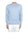 Brunello Cucinelli Man Sweater Azure Size 48 Cashmere In Blue