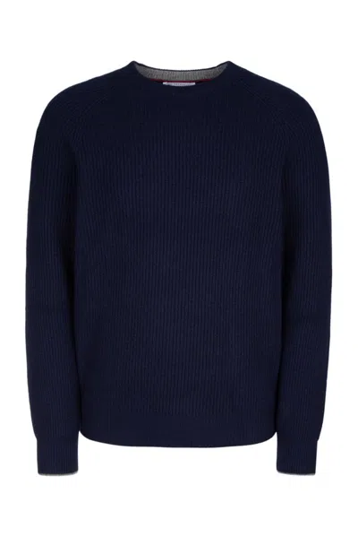 Brunello Cucinelli Crewneck Ribbed In Cw425