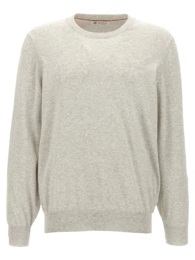 Brunello Cucinelli Crewneck Sweater Sweater, Cardigans Gray