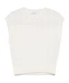 Brunello Cucinelli Cable-knit Vest In White