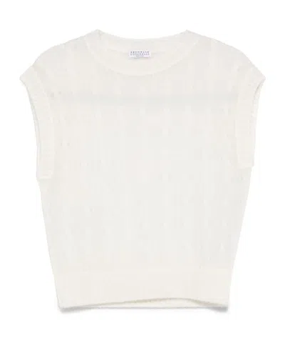 Brunello Cucinelli Crewneck Sweater In Multicolor