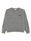 Brunello Cucinelli Detailed Crew-neck Sweater In Gray