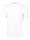 Brunello Cucinelli Logo Short-sleeved T-shirt In White