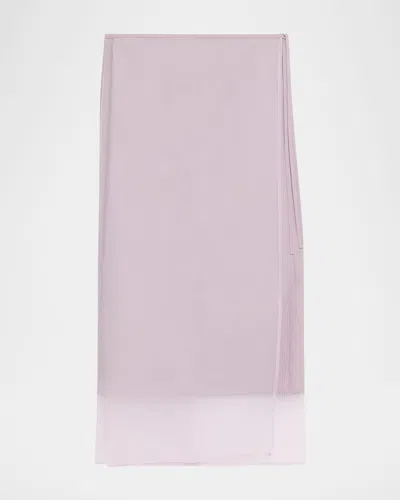 BRUNELLO CUCINELLI CRISPY COTTON MIDI SARONG SKIRT