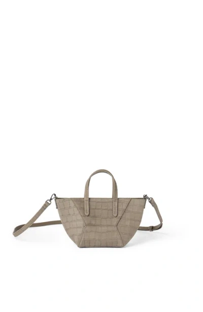 Brunello Cucinelli Croc Print Bc Duo Mini Bag
