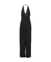 Brunello Cucinelli Crochet-detail Jumpsuit In Black