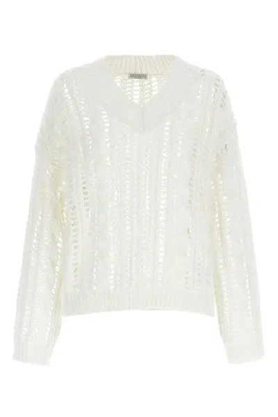BRUNELLO CUCINELLI BRUNELLO CUCINELLI CROCHET SWEATER