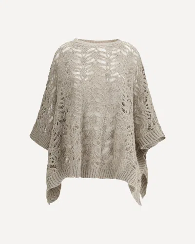 Brunello Cucinelli Crocheted Poncho