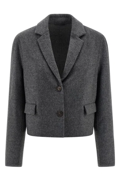 BRUNELLO CUCINELLI 'CROP' BLAZER