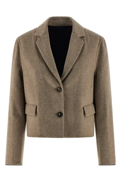BRUNELLO CUCINELLI 'CROP' BLAZER