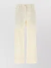 Brunello Cucinelli Crop Pants With Belt Loops And Pockets In White