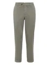 Brunello Cucinelli Pima Cotton Comfort Gabardine Italian Trousers